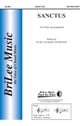 Sanctus Two-Part choral sheet music cover